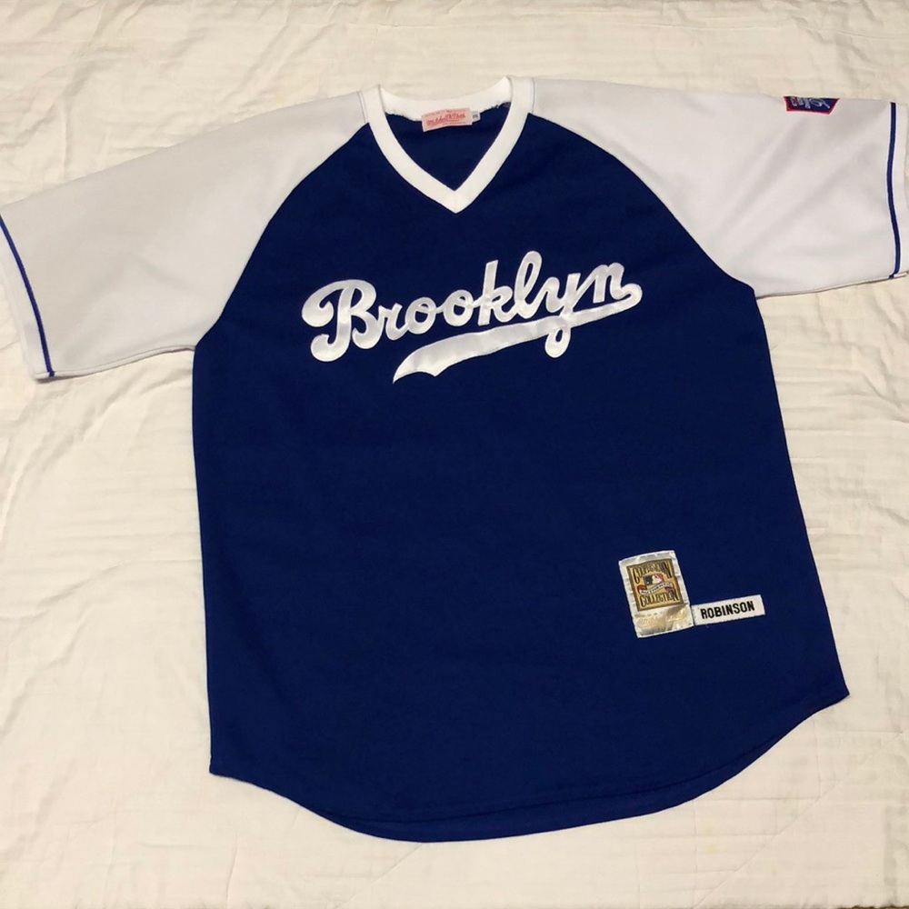 Jackie Robinson 1955 WS Ebbets Field Jersey